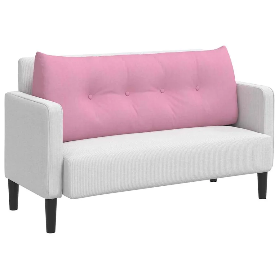 Coussin de Dos Rose 120 x 24 x 50 cm tissu - 3