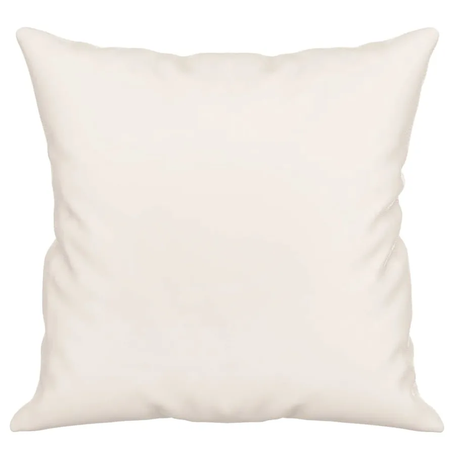 Coussins décoratifs lot de 2 Beige 40x40 cm Tissu microfibre - 4