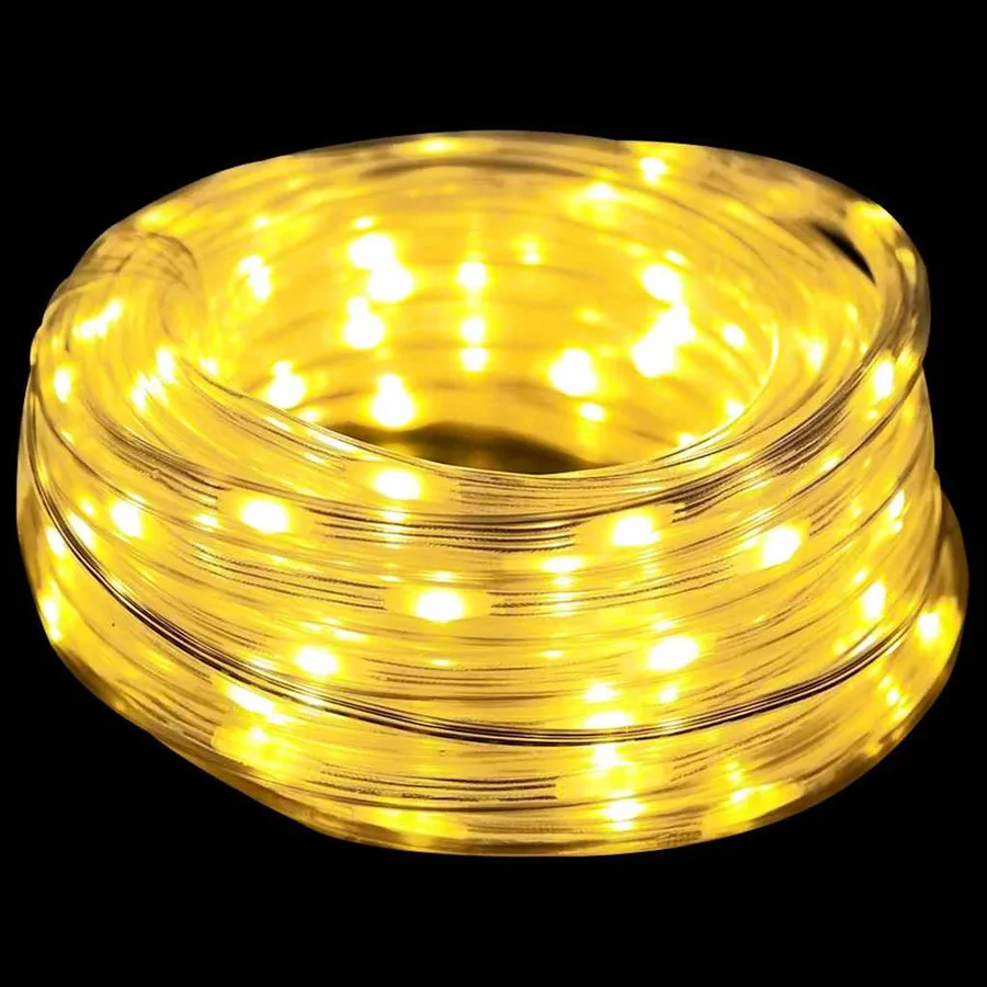 Lumière en corde avec 240 LED Blanc chaud 10 m PVC - 6