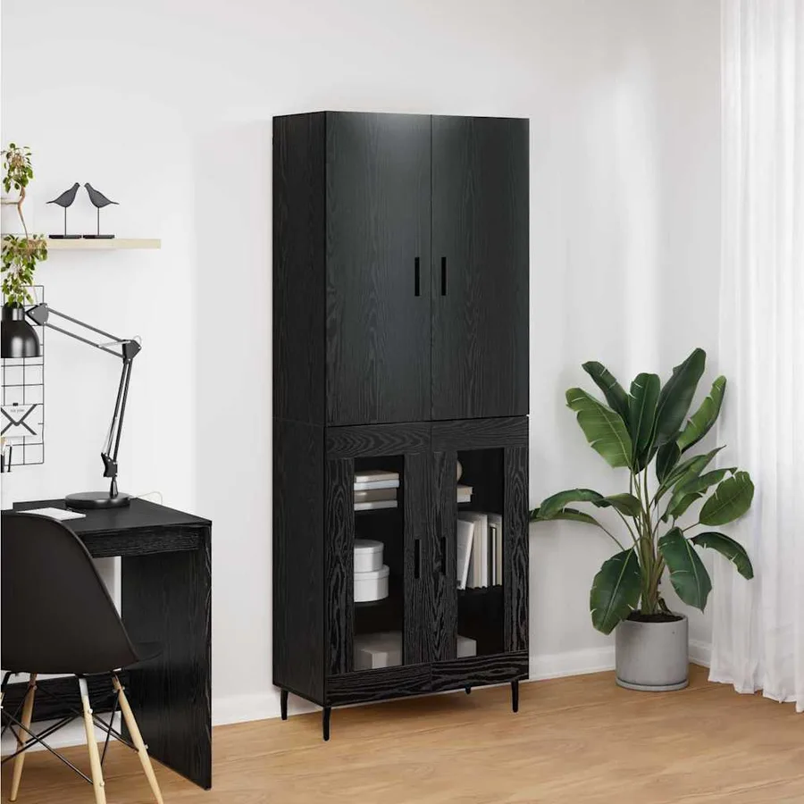 Haut Armoire 2 pcs Chêne artisanal 69,5 x 34 x 180 cm - 4