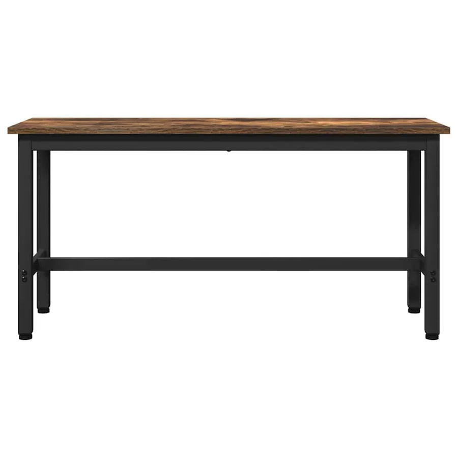 Banc de salle à manger Chêne fumé 100 x 32,5 x 48,5 cm - 4