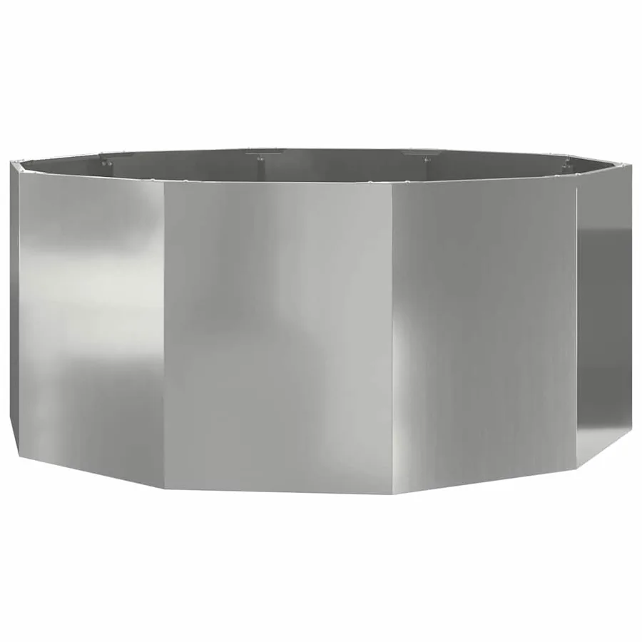 Jardinière Argent 120 x 120 x 50 cm Acier galvanisé - 2