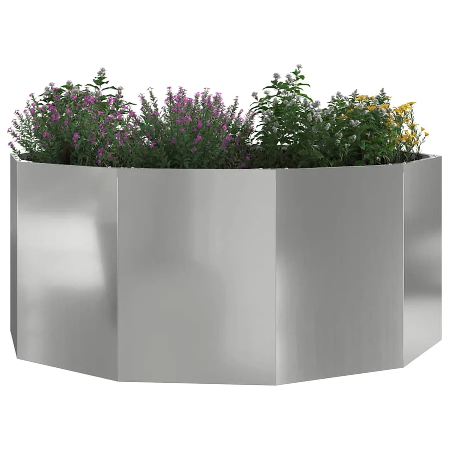 Jardinière Argent 120 x 120 x 50 cm Acier galvanisé - 3