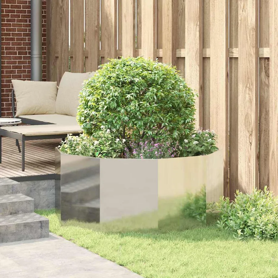 Jardinière Argent 120 x 120 x 50 cm Acier galvanisé - 4