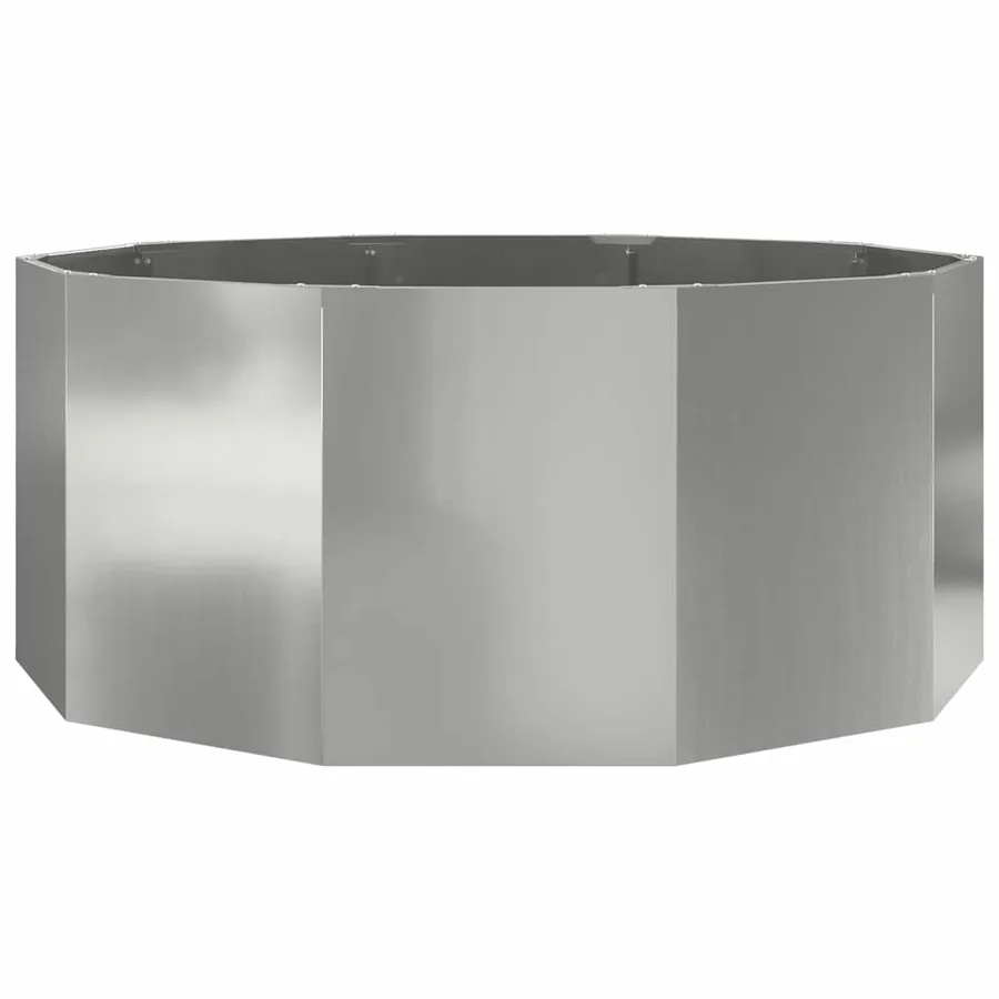 Jardinière Argent 120 x 120 x 50 cm Acier galvanisé - 5