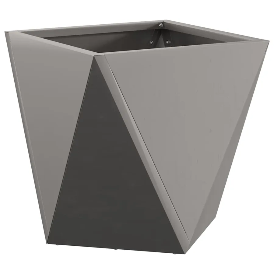 Jardinière 2 pc Rouillé 30 x 30 x 30 cm Acier patiné - 5