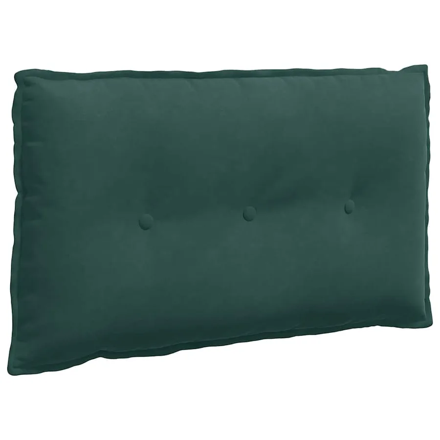 Coussin de Dos Vert foncé 80 x 50 cm Tissu en velours côtelé - 2