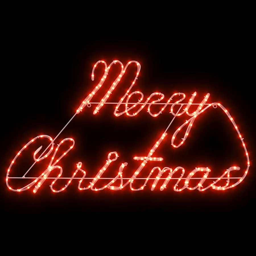 Panneau de Noël avec 216 LED Rouge 99 x 55 x 13 cm Fer - 6