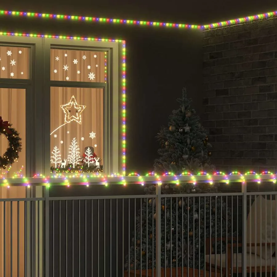 Lumière en corde avec 2400 LED Multicolore 100 m PVC