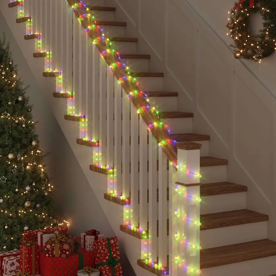 Lumière en corde avec 2400 LED Multicolore 100 m PVC - 3