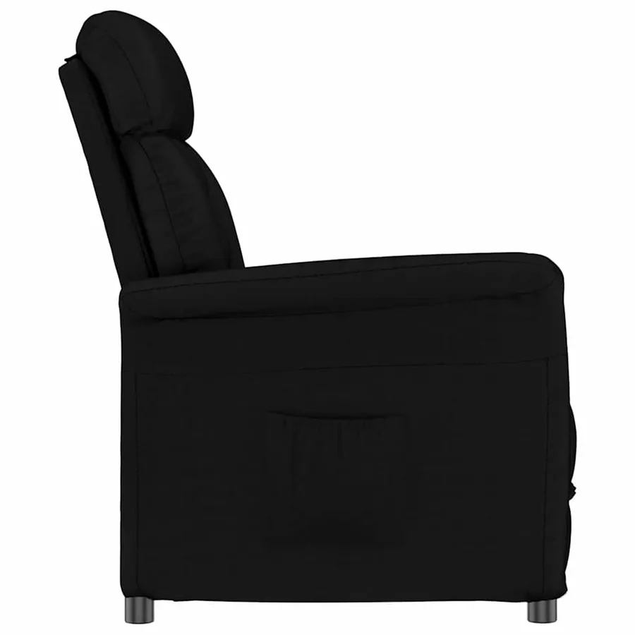 fauteuil Noir Microfibre - 3