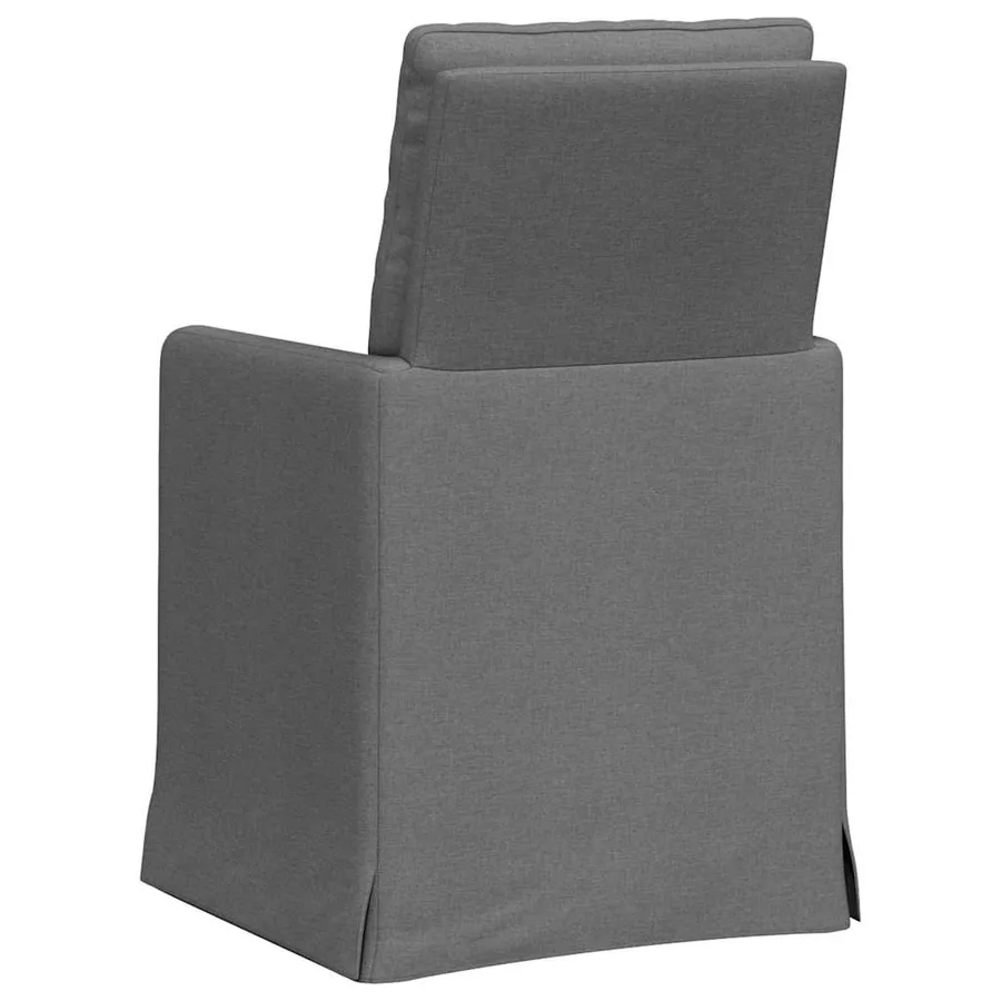 Chaises de salle à manger 2 pcs Gris foncé 57 x 67 x 98 cm - 6