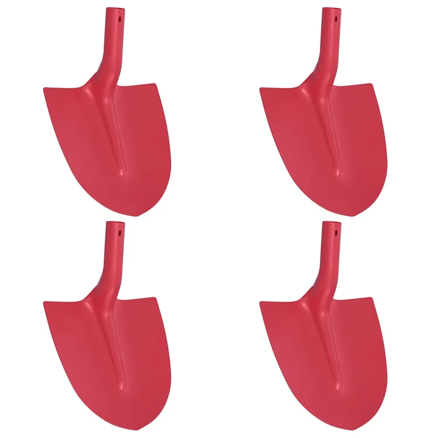 Tête de pelle 4 pcs Rouge 39,5 x 27,5 cm Acier enduit de poudre - 2