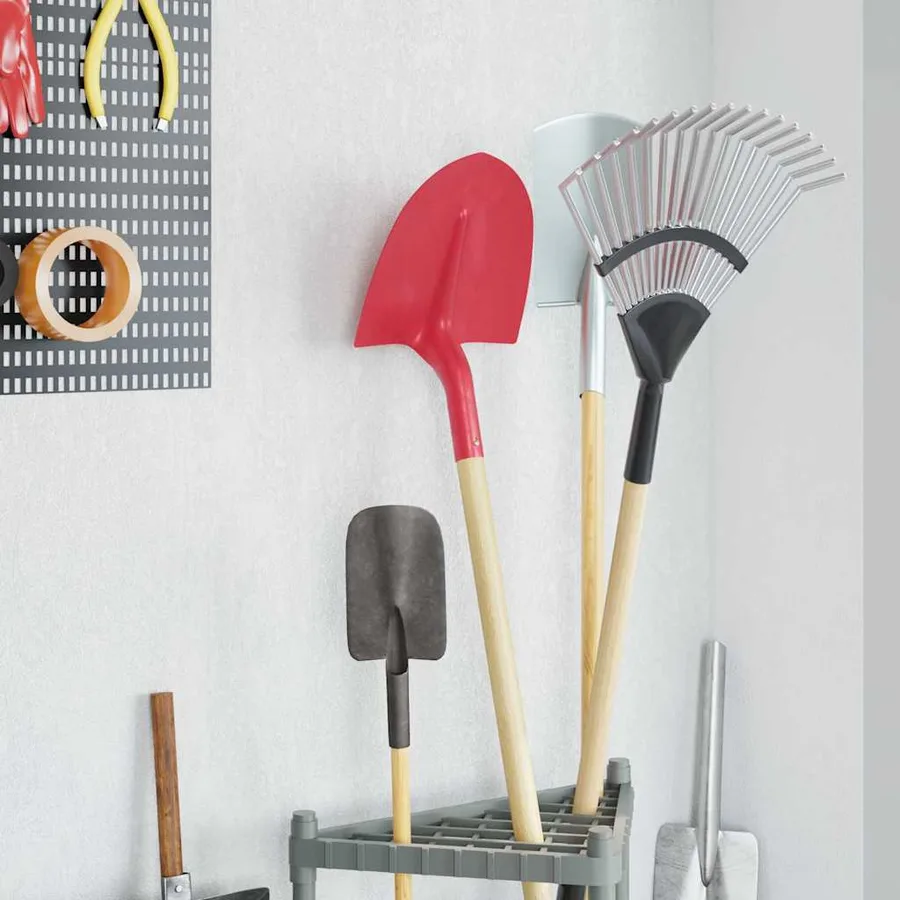 Tête de pelle 4 pcs Rouge 39,5 x 27,5 cm Acier enduit de poudre - 4