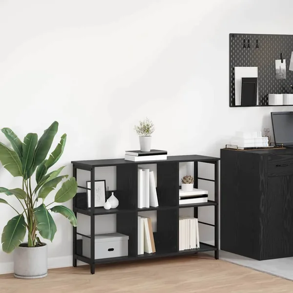 Étagère Chêne noir 102 x 32 x 72,5 cm Bois d'ingénierie
