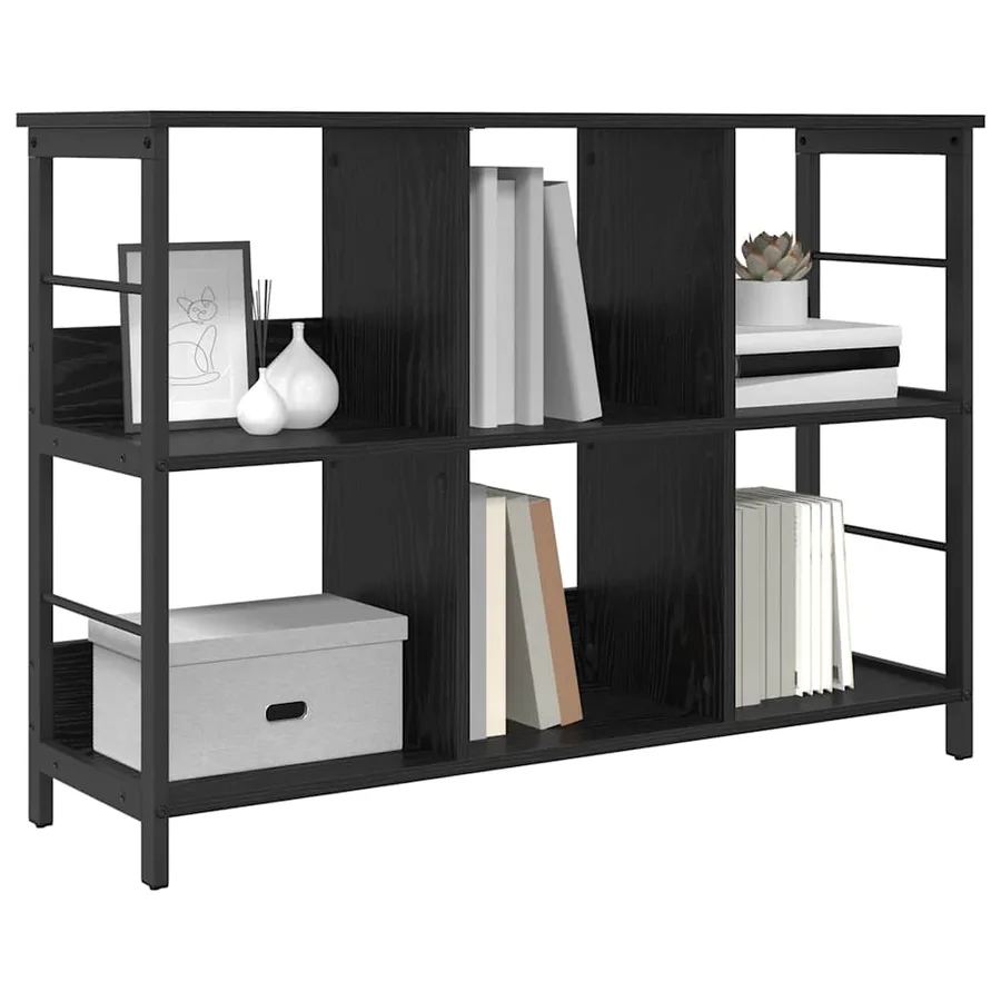 Étagère Chêne noir 102 x 32 x 72,5 cm Bois d'ingénierie - 3