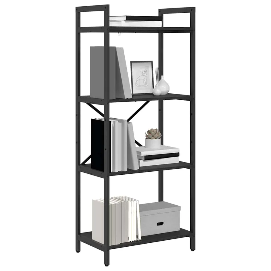 Étagère Chêne noir 56 x 34 x 133,5 cm Bois d'ingénierie - 3