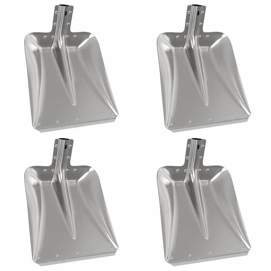 Tête de pelle 4 pcs Argent 45 x 38 cm Aluminium - 2