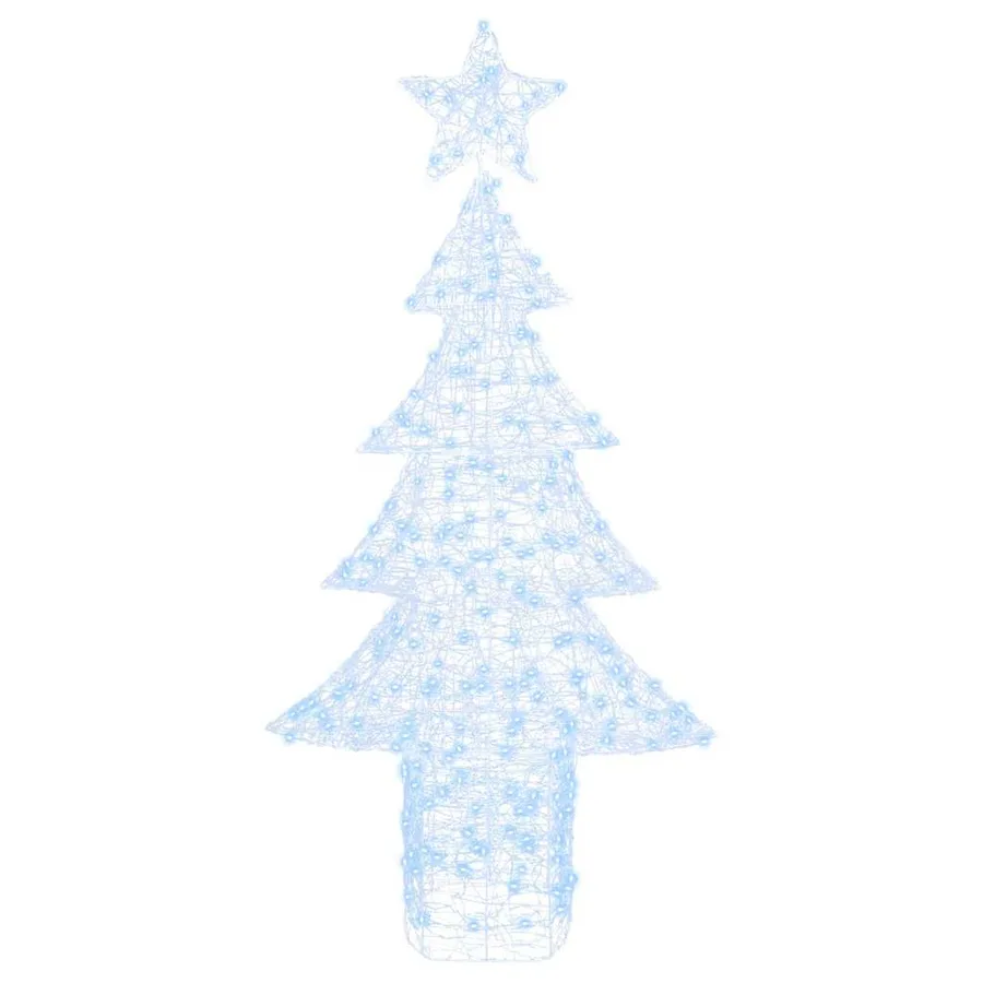 Sapin de Noël avec 240 LED Blanc froid 180 cm Acrylique - 4