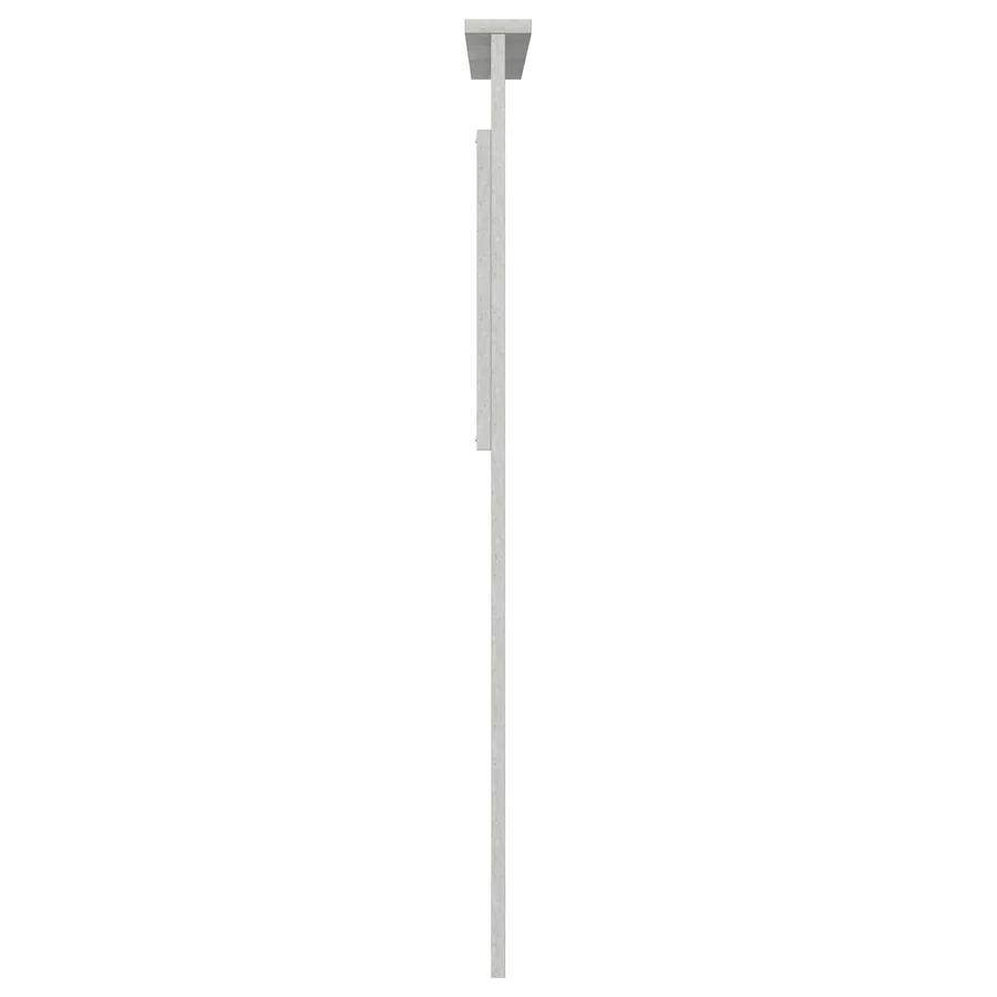 Tête de lit avec tête de lit Gris béton 75 cm Bois d'ingénierie - 5