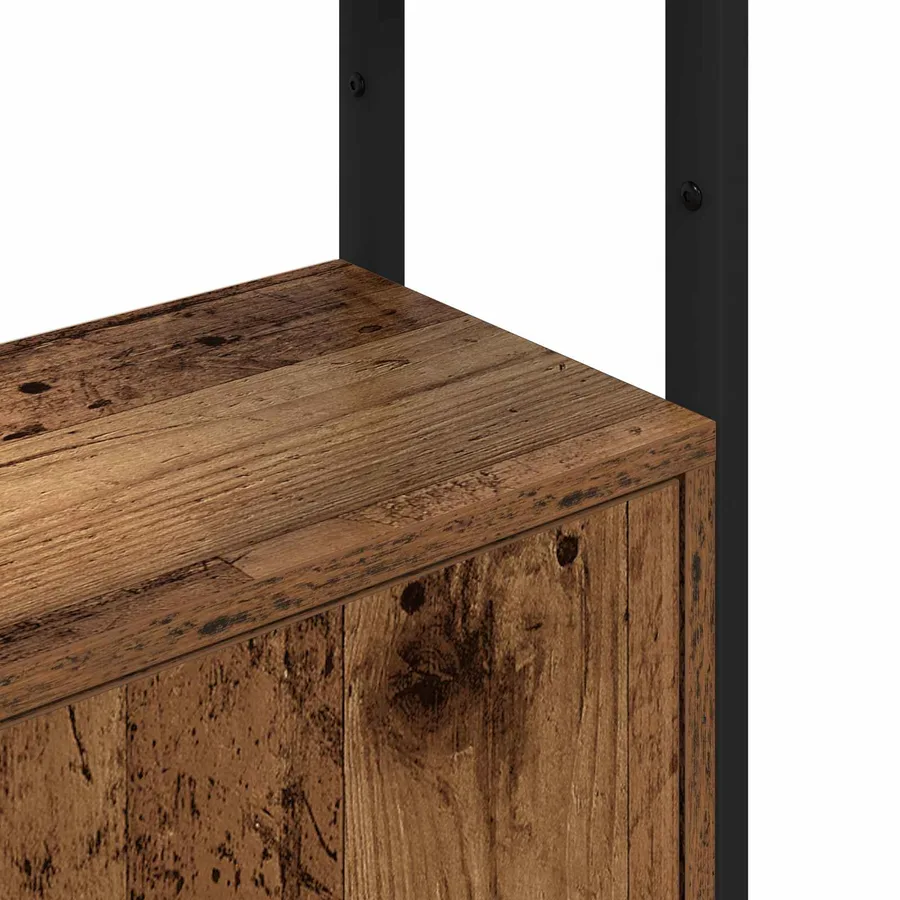 Bibliothèque Bois Ancien 40 x 24 x 161 cm Bois d'ingénierie - 9