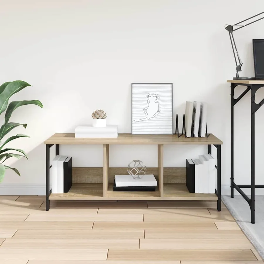 Étagère Chêne Sonoma 102 x 32 x 40,5 cm Bois d'ingénierie - 4