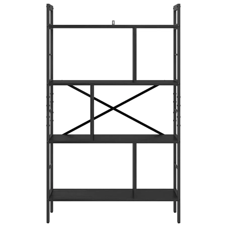 Étagère Chêne noir 75 x 30 x 123,5 cm Bois d'ingénierie - 5