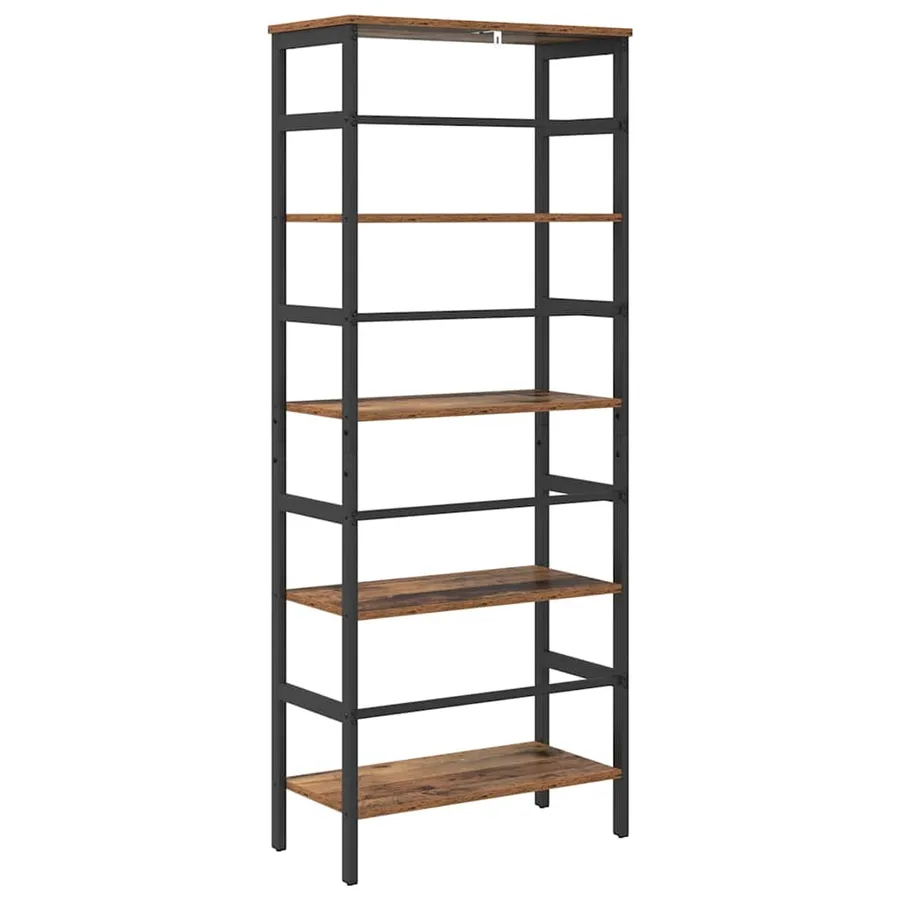 Étagère Bois Ancien 60 x 29,5 x 149 cm Bois d'ingénierie - 7