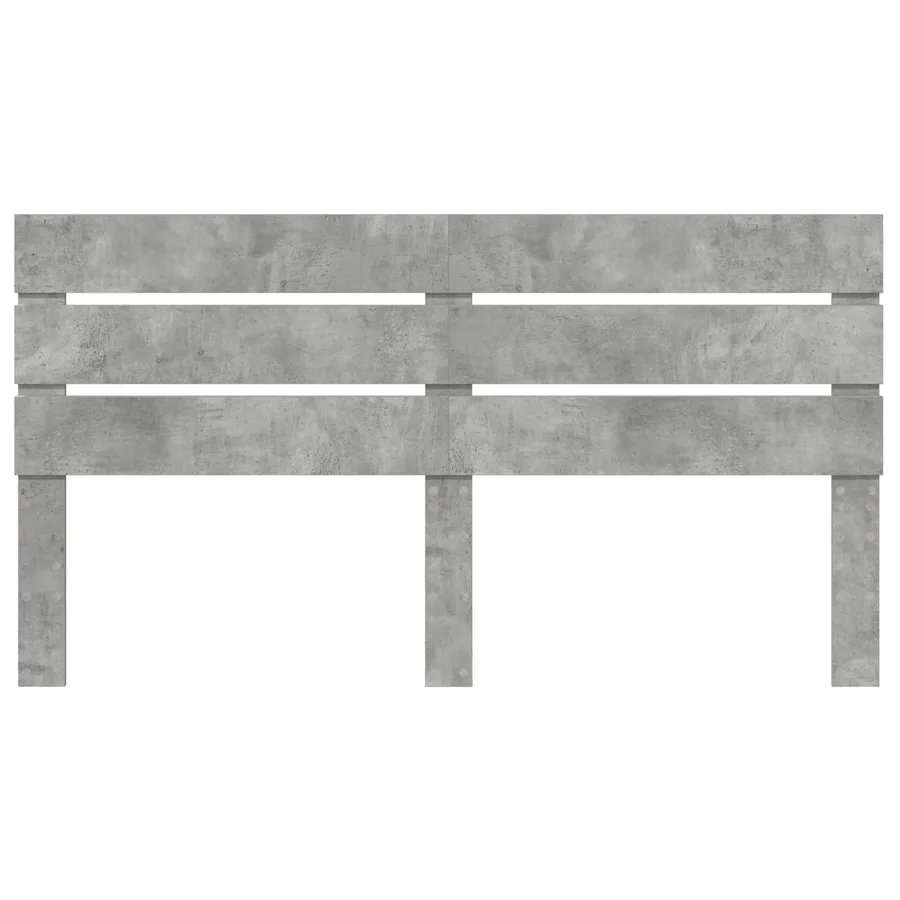 Tête de lit Gris béton 100 cm Bois d'ingénierie - 4