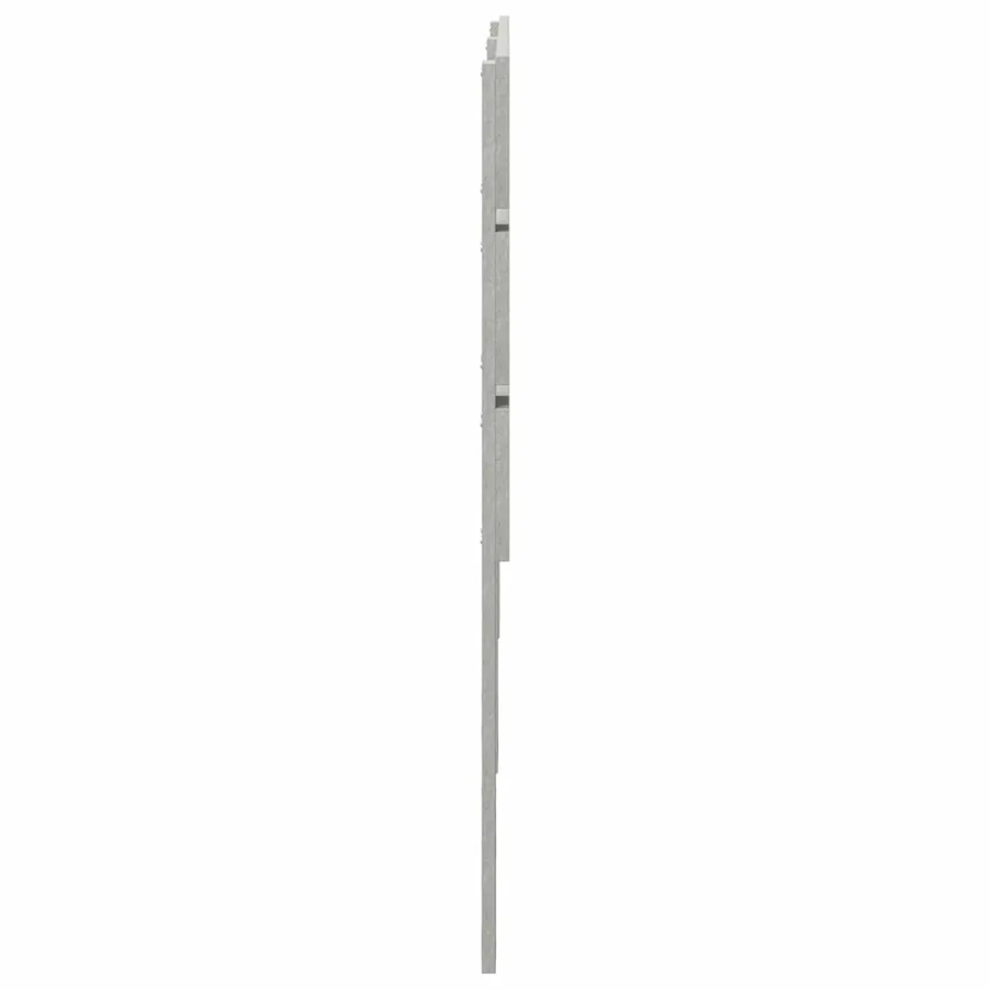 Tête de lit Gris béton 100 cm Bois d'ingénierie - 5