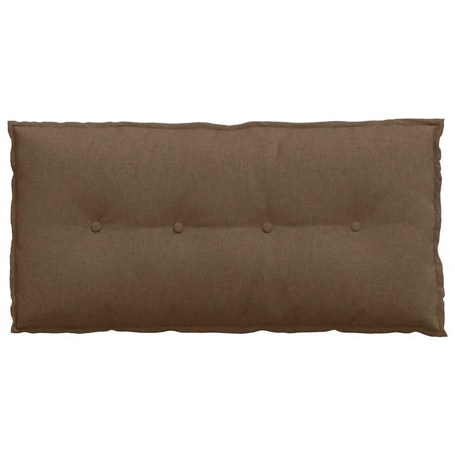 Coussin de Dos Marron 100 x 19 x 50 cm tissu - 6