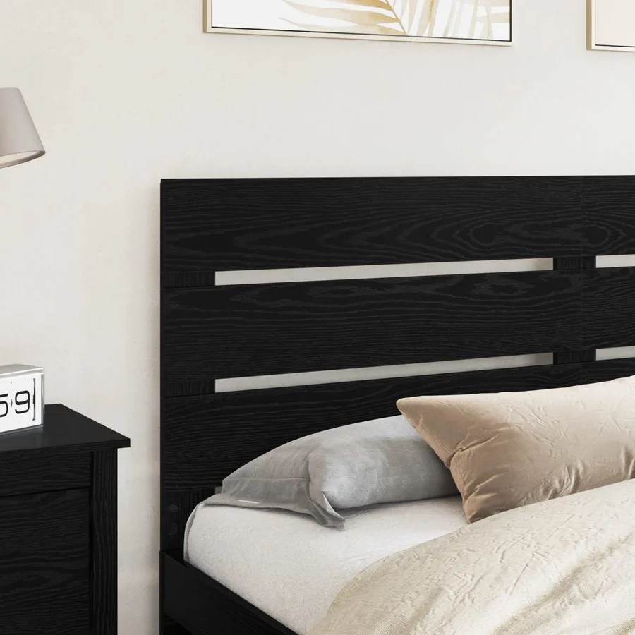 Tête de lit Chêne noir 100 cm Bois d'ingénierie - 3