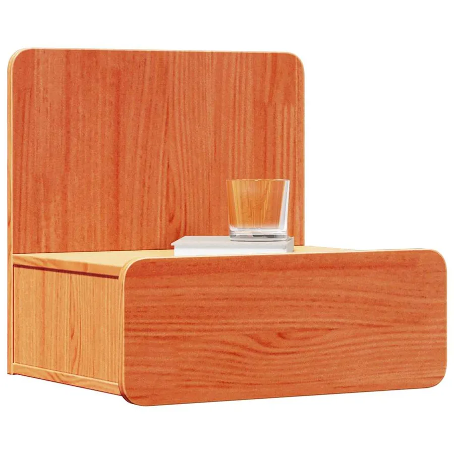 Table de chevet avec tiroir 2 pcs Brun cire 44 x 32,5 x 40 cm - 3