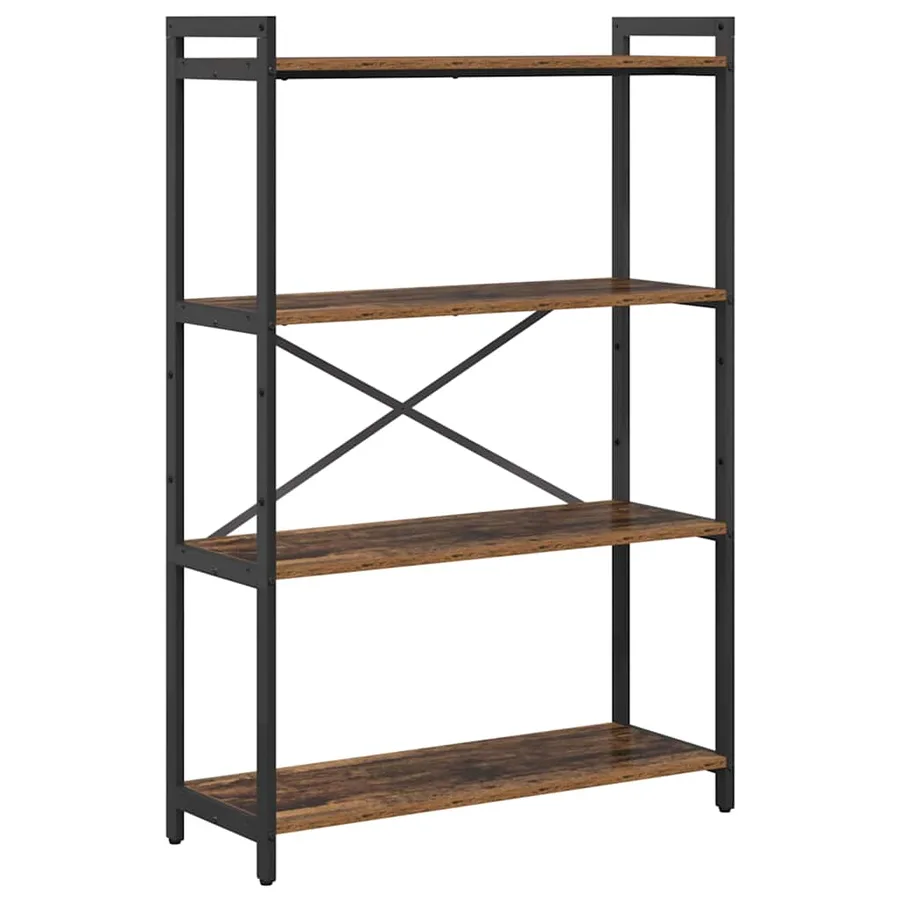 Étagère Bois ancien 80 x 30 x 120 cm Bois d'ingénierie - 2