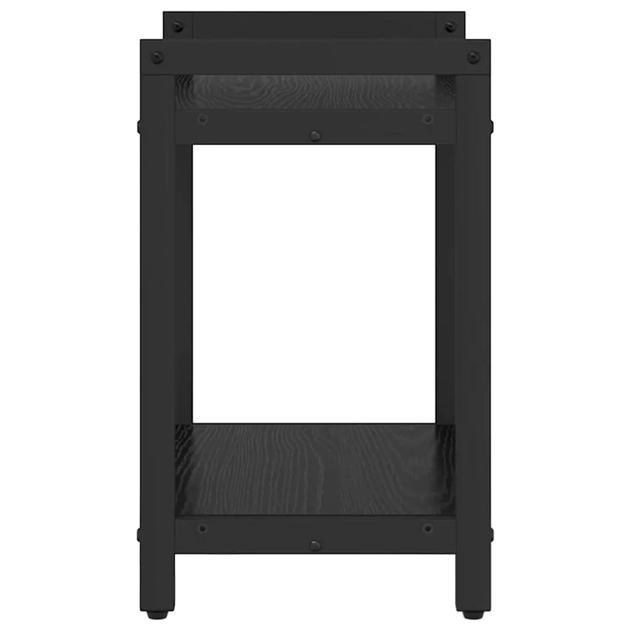 Étagère Chêne noir 40 x 30 x 50 cm Bois d'ingénierie - 6