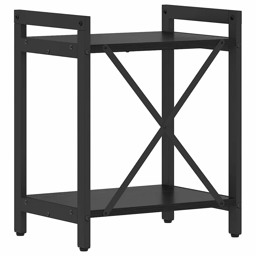 Étagère Chêne noir 40 x 30 x 50 cm Bois d'ingénierie - 7