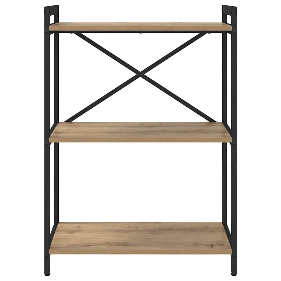 Étagère 60 x 30 x 85 cm Bois d'ingénierie Chêne artisanal - 5