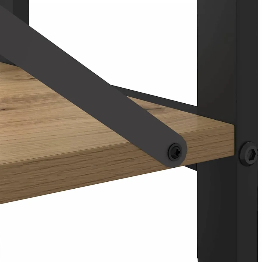 Étagère 60 x 30 x 85 cm Bois d'ingénierie Chêne artisanal - 9