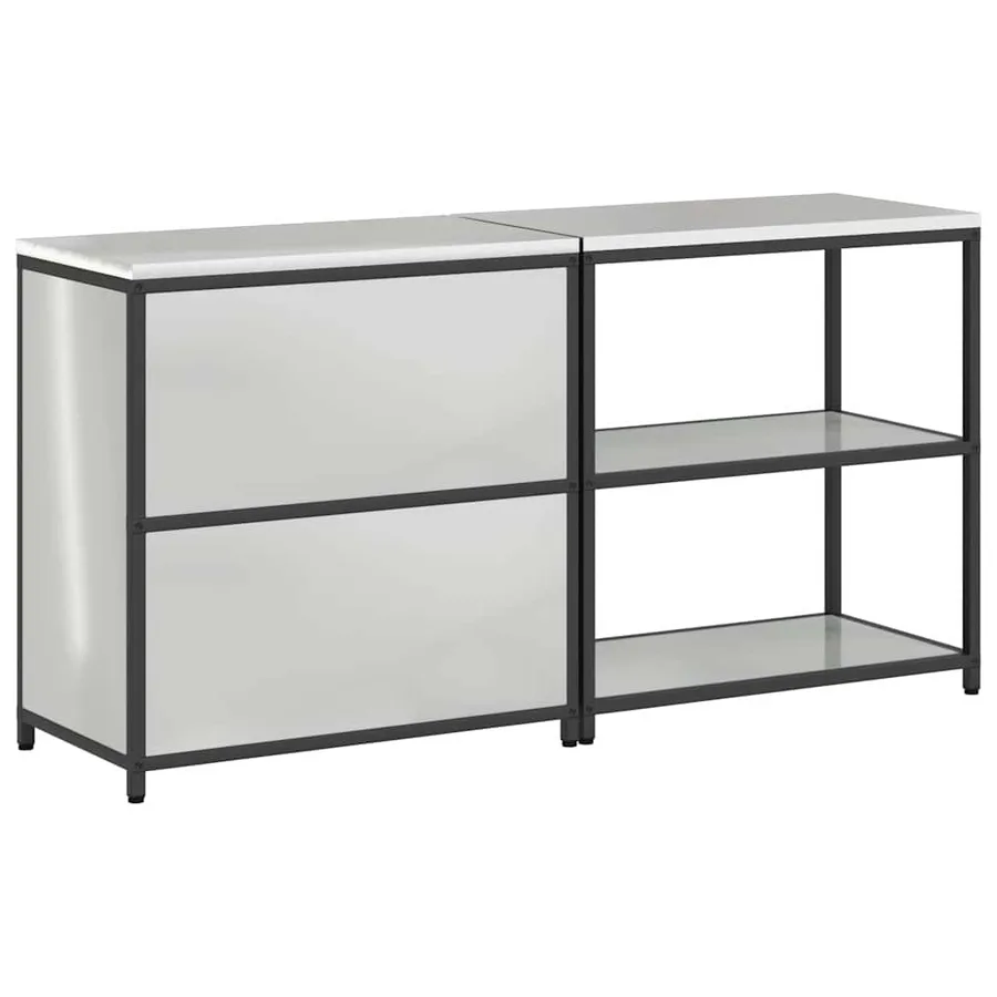 Ensemble de rangement cuisine HATTEM 2 pcs Argenté - 11