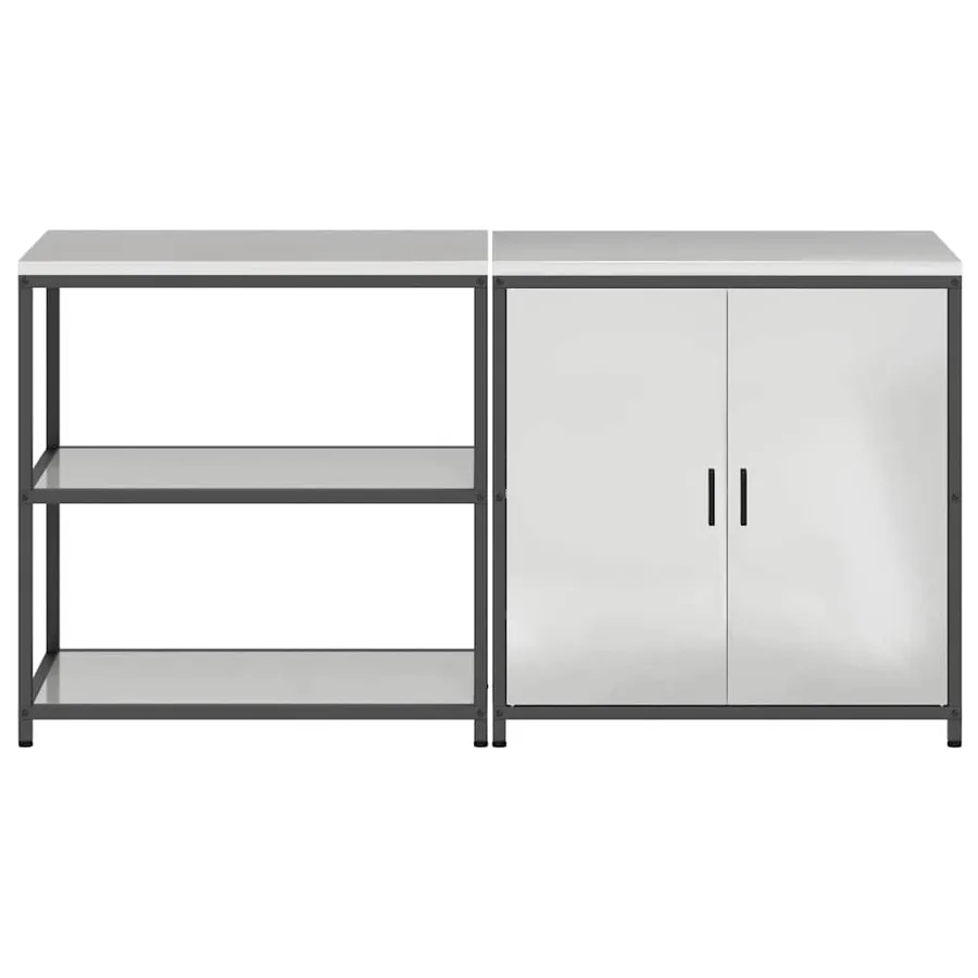 Ensemble de rangement cuisine HATTEM 2 pcs Argenté - 9