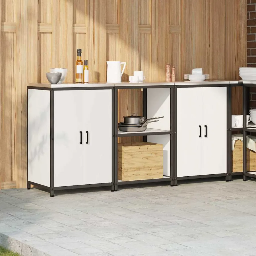 Ensemble de rangement cuisine HATTEM 3 pcs Blanc - 4