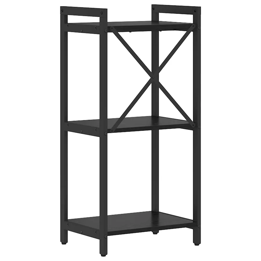 Étagère Chêne noir 40 x 30 x 85 cm Bois d'ingénierie - 8