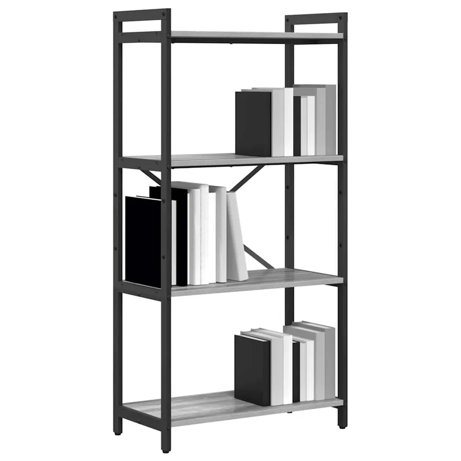 Étagère Sonoma gris 60 x 30 x 120 cm Bois d'ingénierie - 3