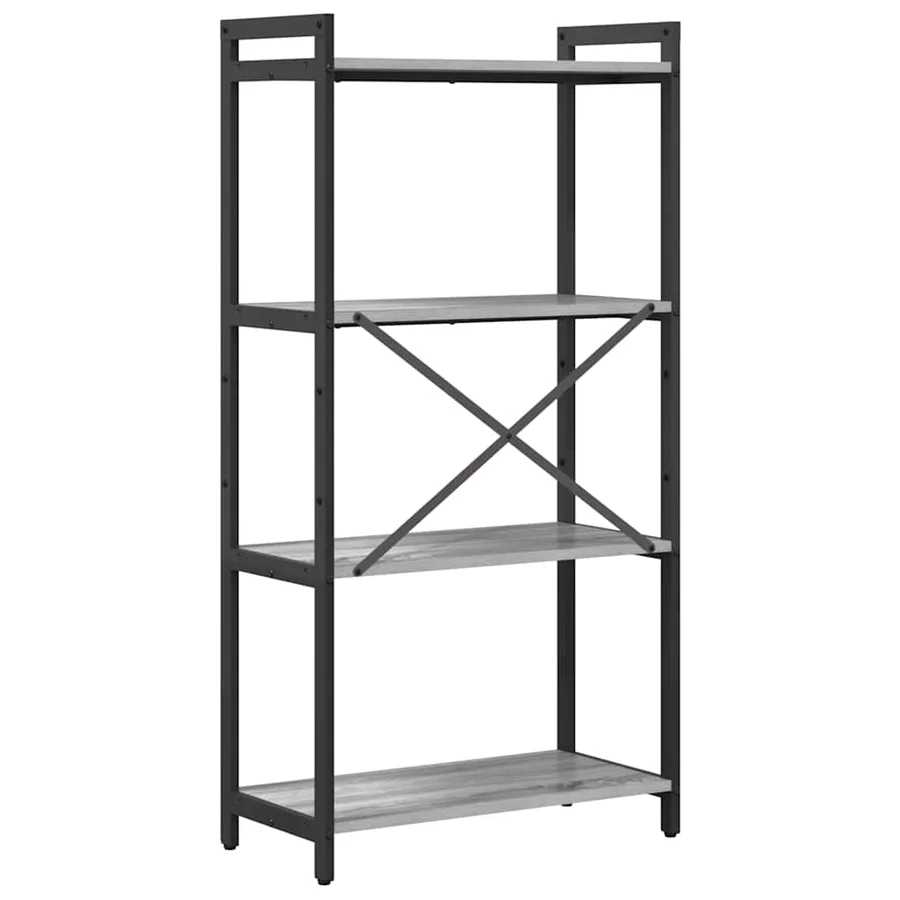 Étagère Sonoma gris 60 x 30 x 120 cm Bois d'ingénierie - 7