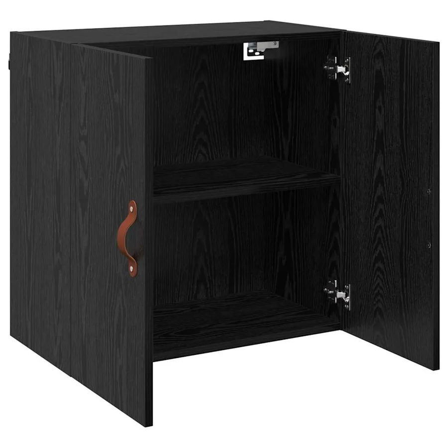 Meuble mural Chêne noir 60 x 31 x 60 cm Bois d'ingénierie - 5