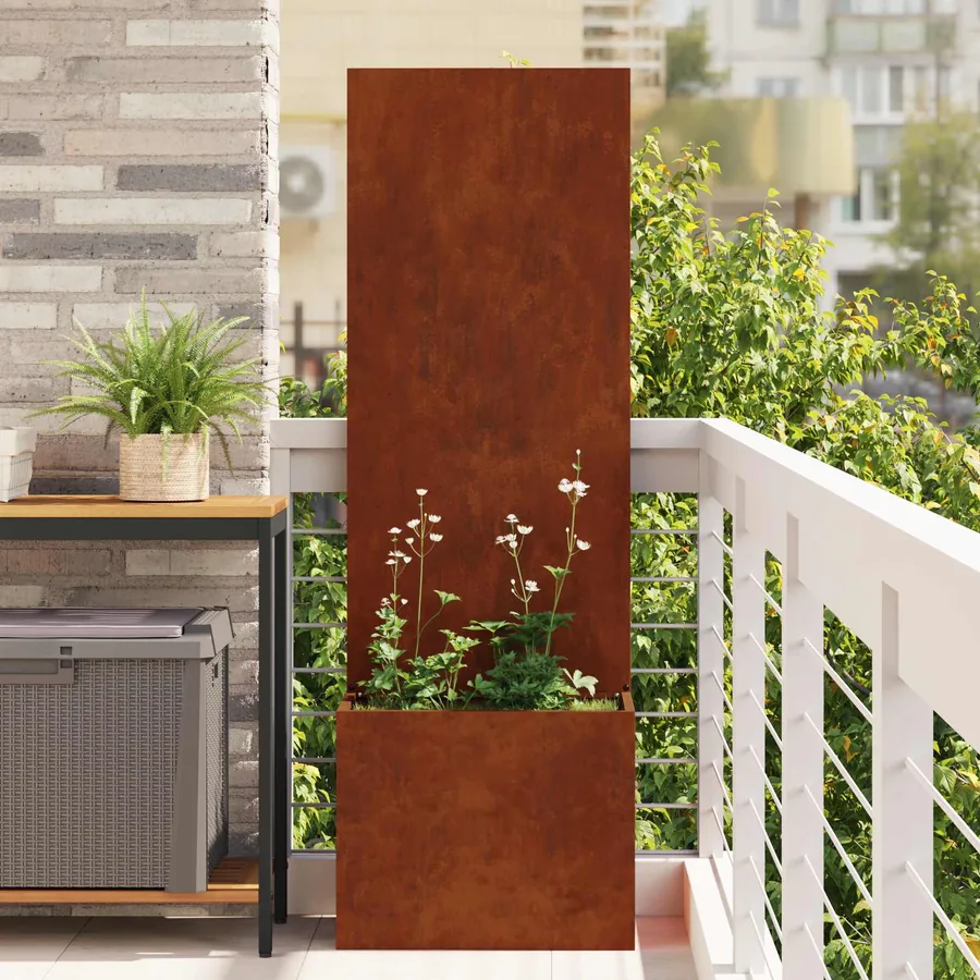 Écran de confidentialité de jardin Rouillé 50 x 32 x 150 cm