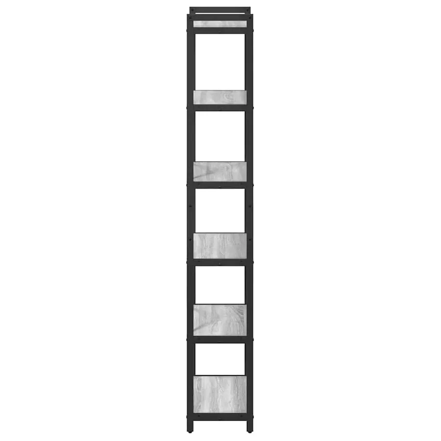 Étagère Sonoma gris 40 x 30 x 189,5 cm Bois d'ingénierie - 6
