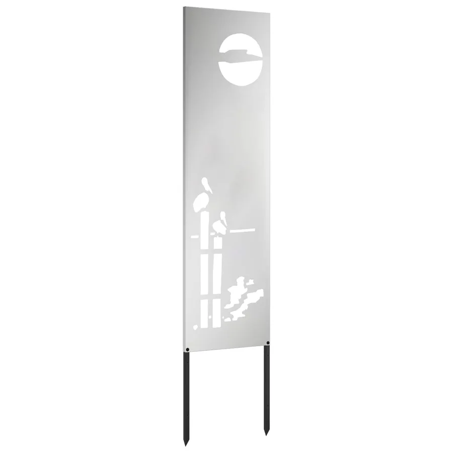 Écran de confidentialité de jardin Fretwork Argenté 32 x 140 cm - 4
