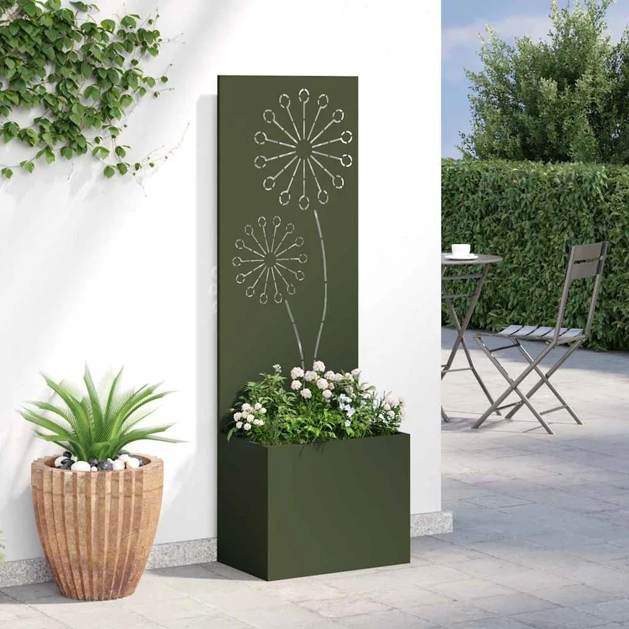 Écran de confidentialité de jardin Vert olive 50 x 150 cm - 4