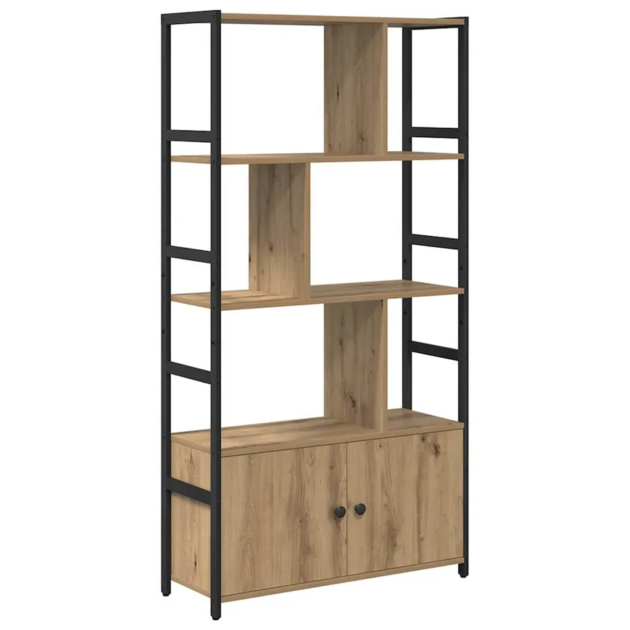 Étagère 80 x 30 x 155,5 cm Bois d'ingénierie Chêne artisanal - 2